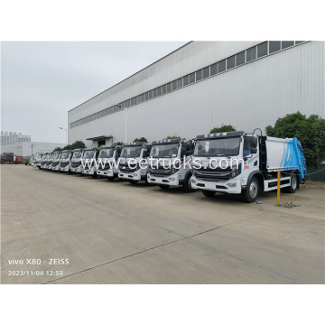 8000L 7ton Compactor Garbage Truck